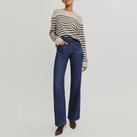Reformation Indigo Flare Jeans - Picture 1 of 5